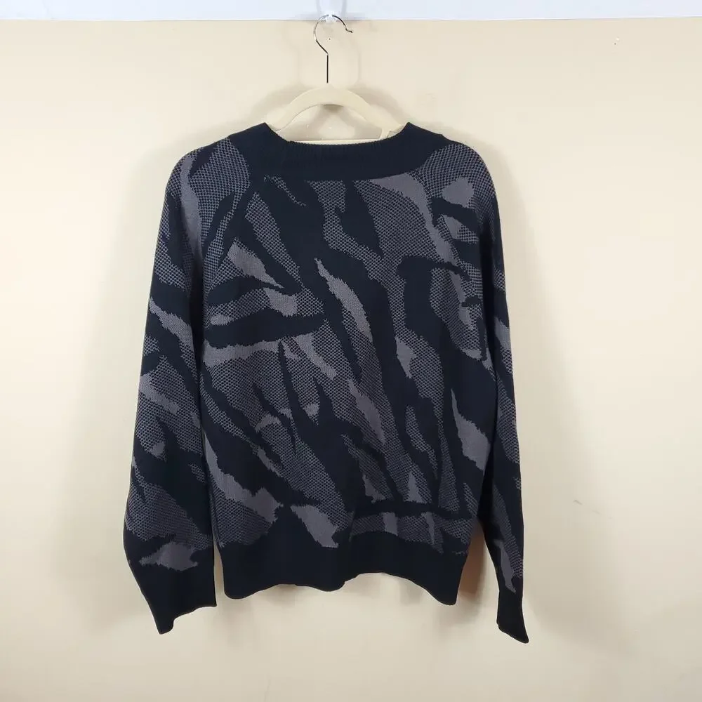 Athleta Jacquard Crew Sweater Women's Size L - Picture 7 of 11